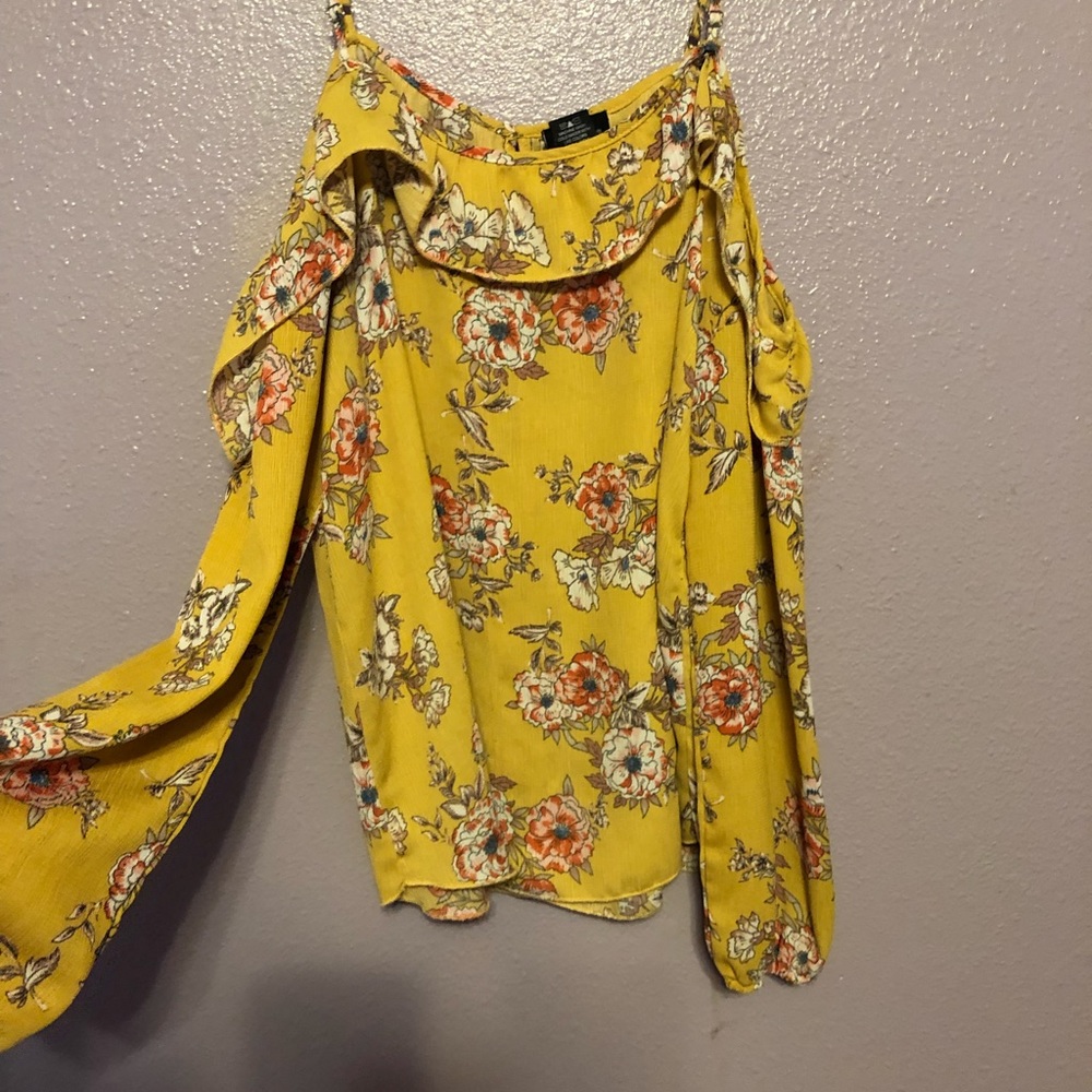 Off The Shoulder Floral Top